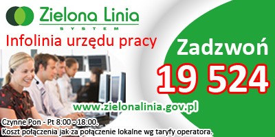 Zielona linia baner